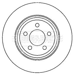 BORG & BECK Тормозной диск BBD6053S